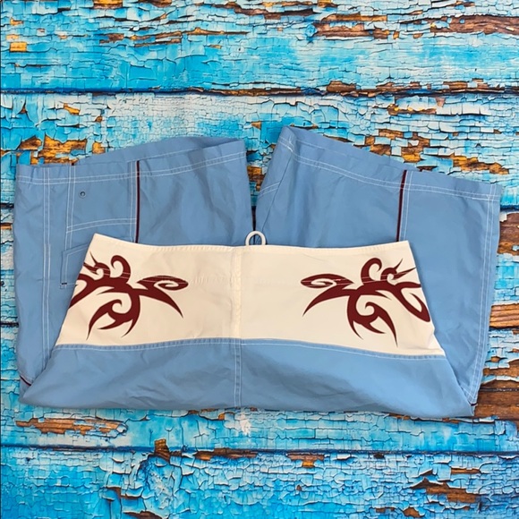 Physical Science Light Blue/White Board Shorts - Picture 14 of 16